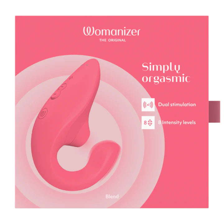 Womanizer Blend Vibrant dual stimulation rabbit vibrator – Pleasure Air technology