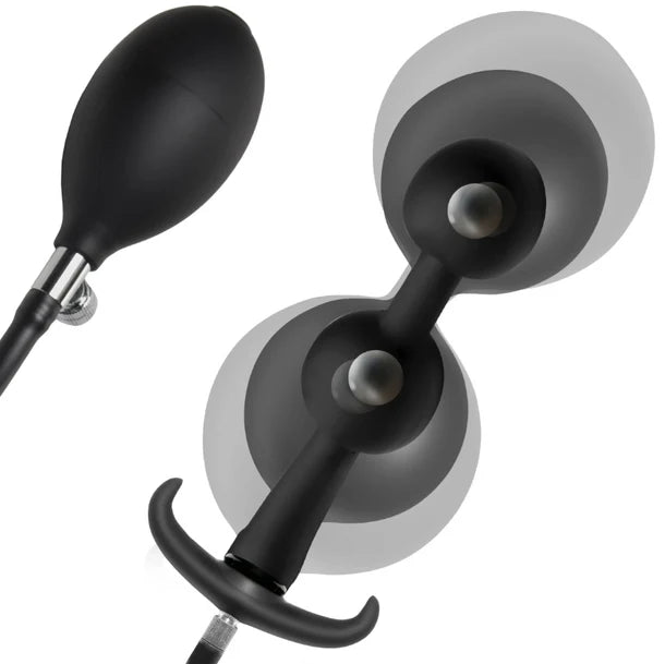 Master Series Ass Rattler Inflatable Plug