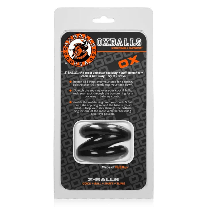 Oxballs Z-Balls Ballstretcher – 2-in-1 Cockring-Ballstretcher