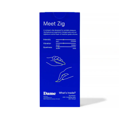 Dame Zig Compact Lipstick Vibrator